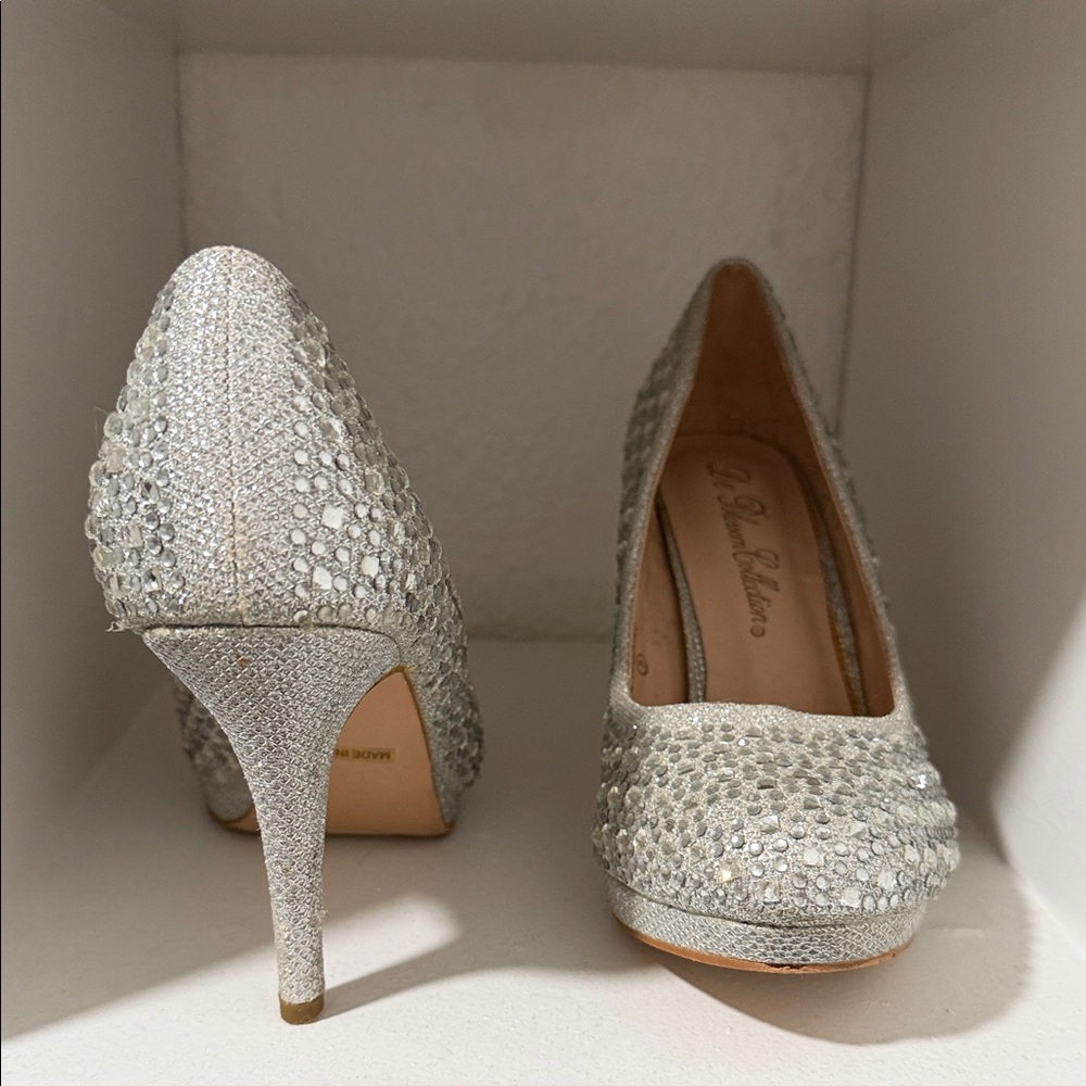 De Blossom Collection Silver Heels